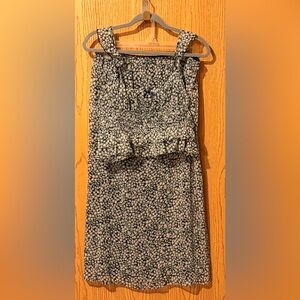 Matching top and skirt set